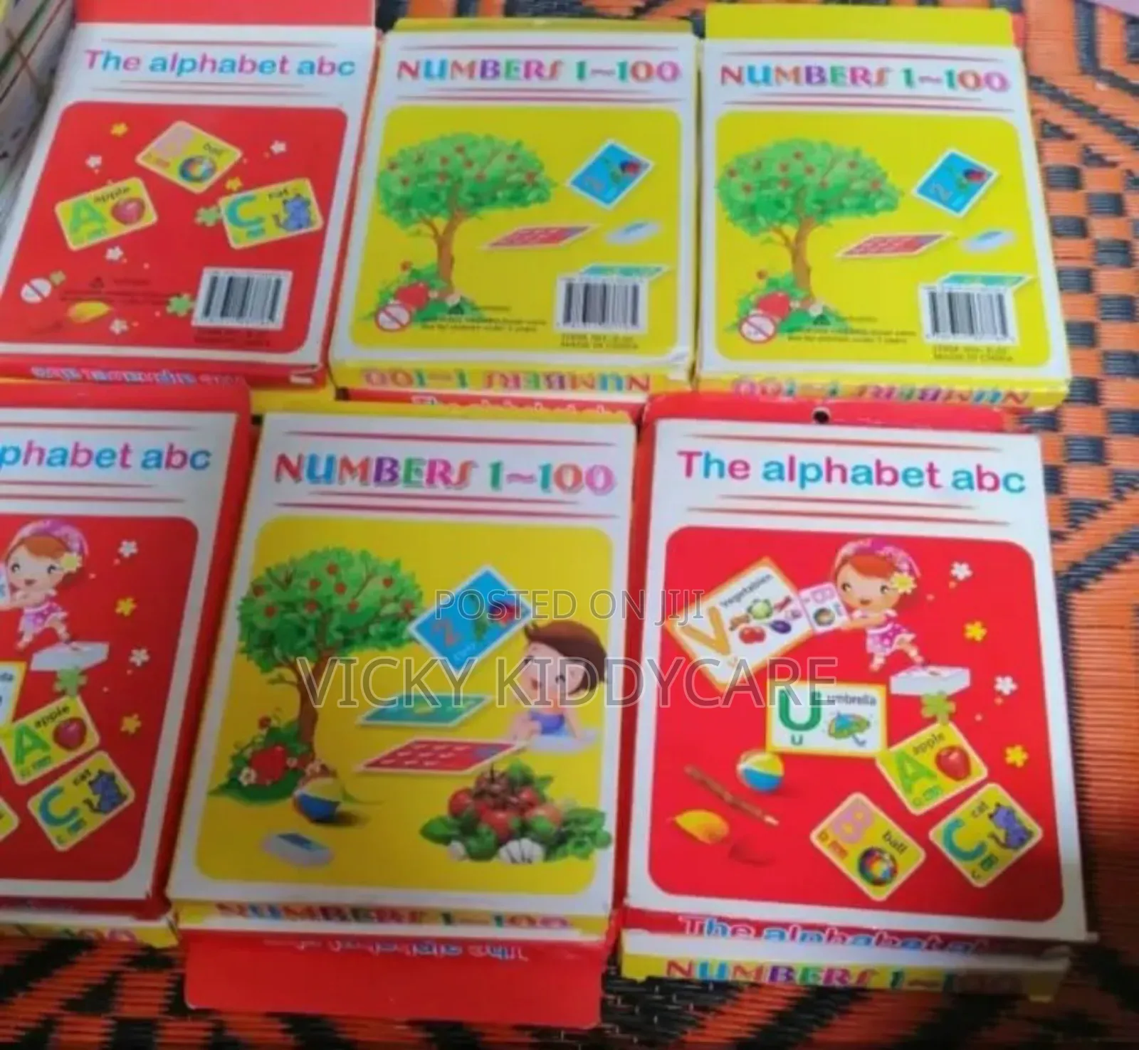 Abc and 123 Flashcards