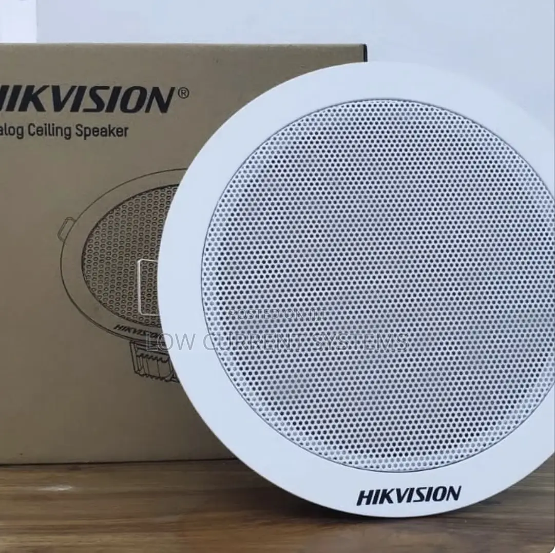 Hikvision Analog Ceiling Speaker 6w Adopting Audio