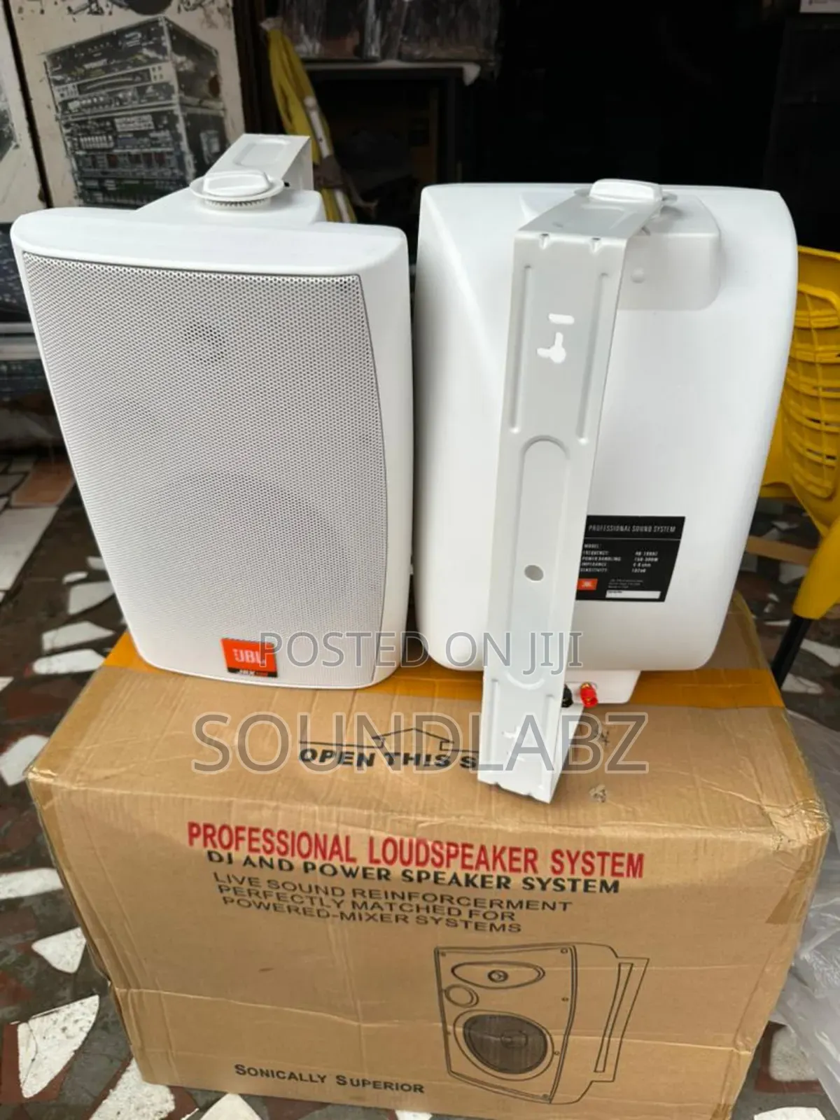 Jbl 8inches Professional Passive Wall Mount Speakers (White)