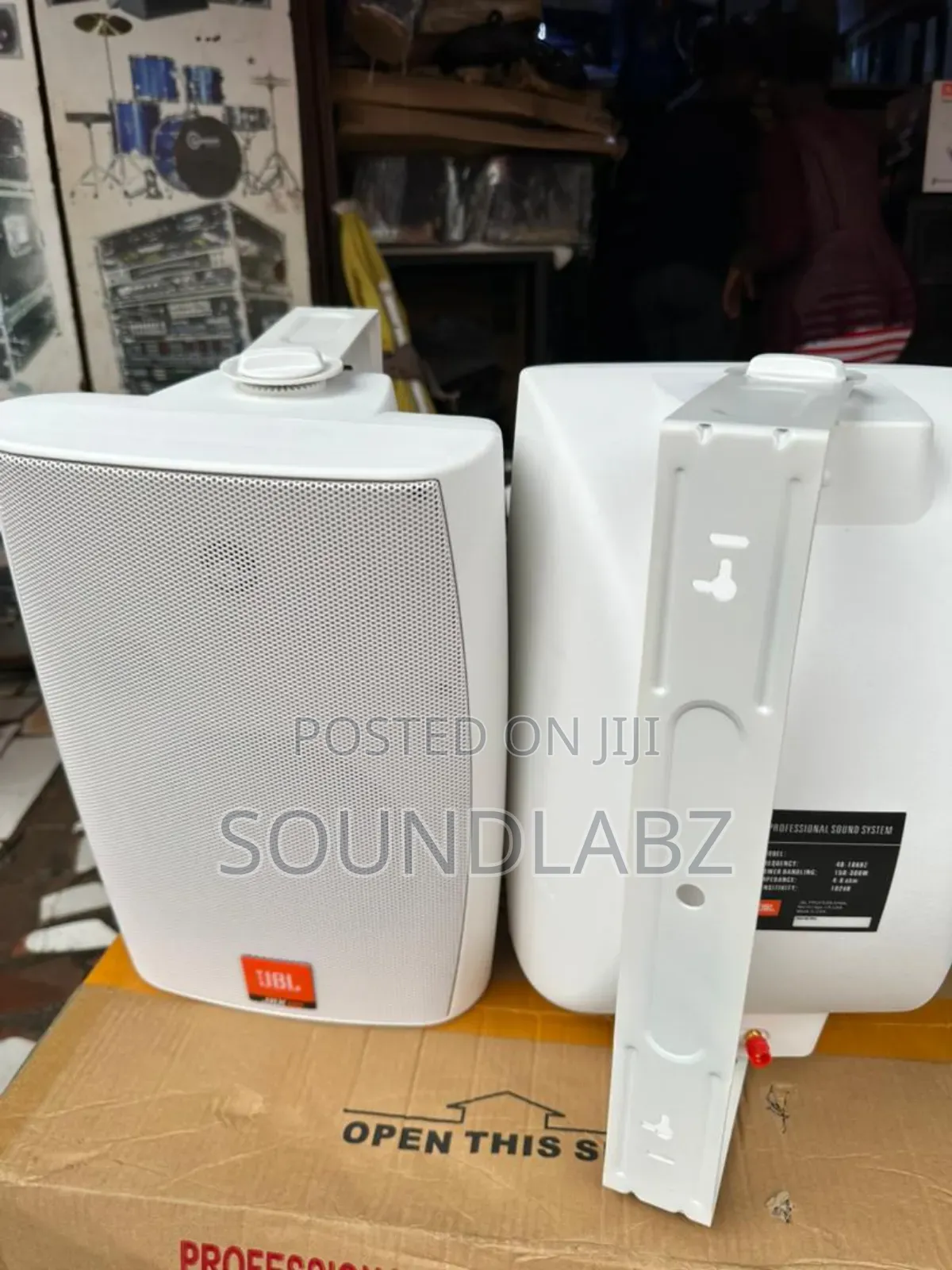 Jbl 8inches Professional Passive Wall Mount Speakers (White)