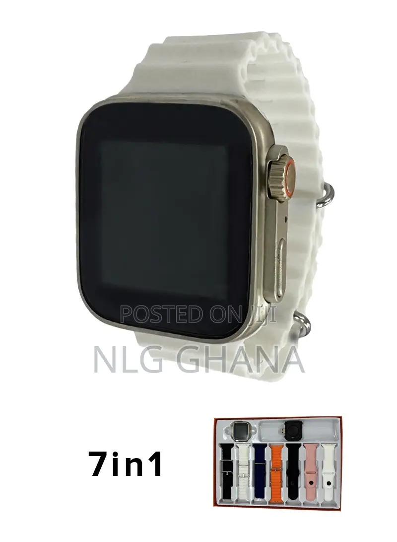 Ultra 2.01" Full Touch Screen Smart Watch With 7 Strap. Ghx4404