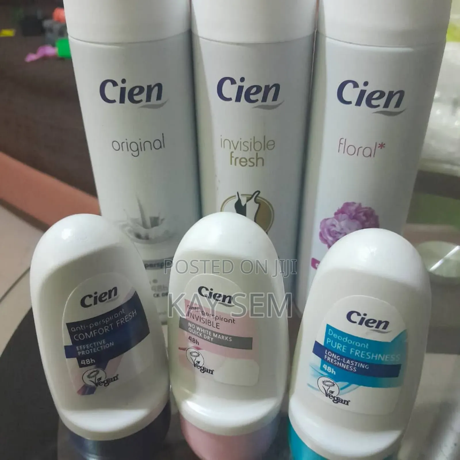 Cien Women Deodorant Spray and Roll On