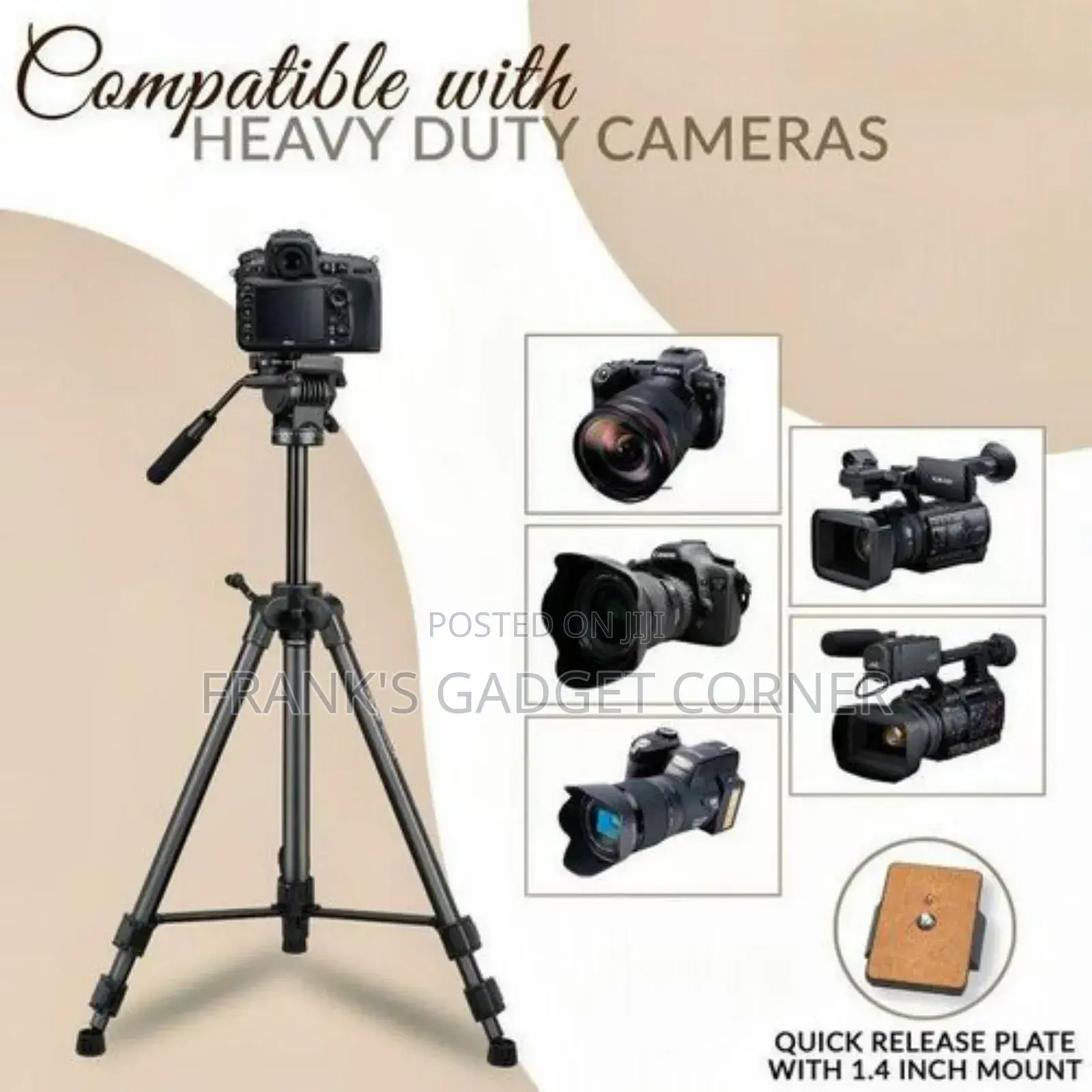 Yunteng Aluminum Long Tripod Stand