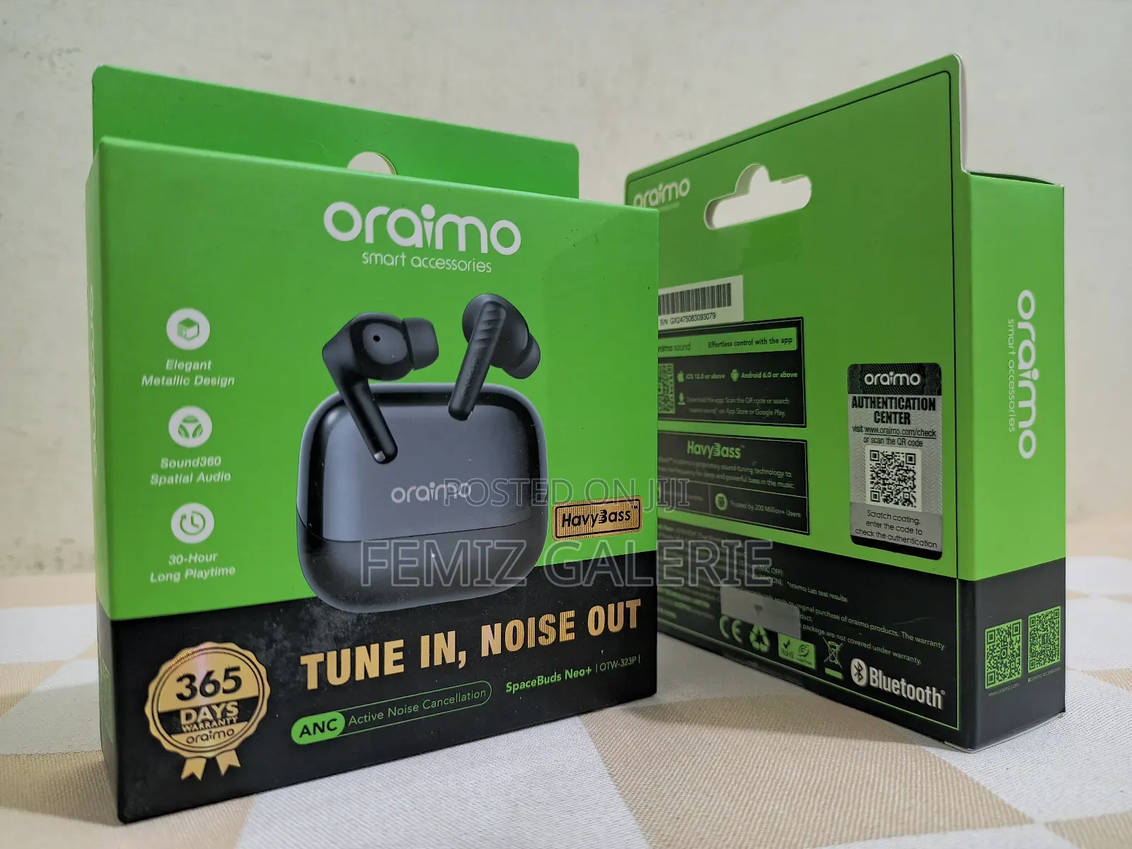 Oraimo Spacebuds Neo+ Anc Spatial Audio True Wireless Earphones