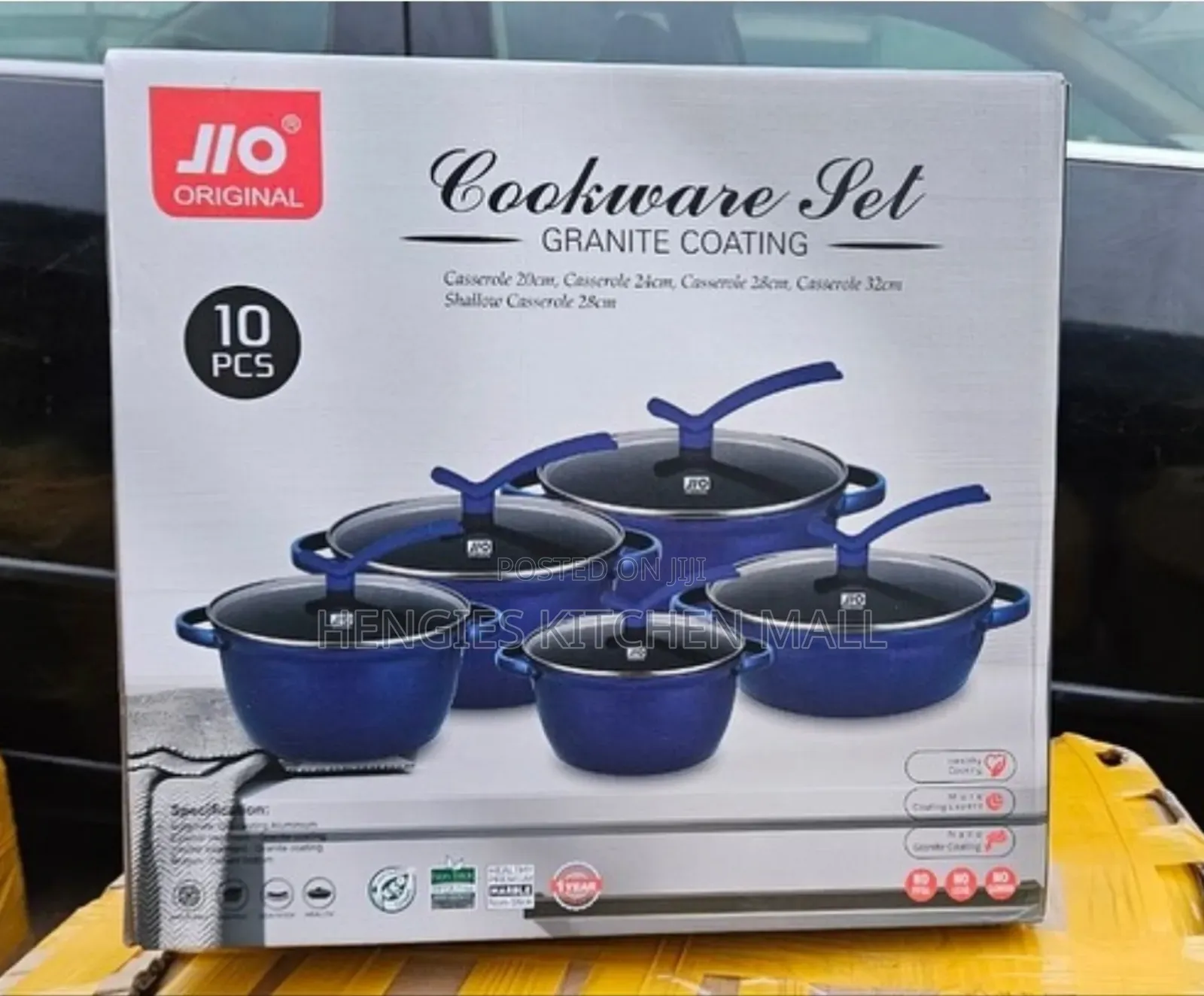 Jlo Granite Nonstick Cookware J3710g