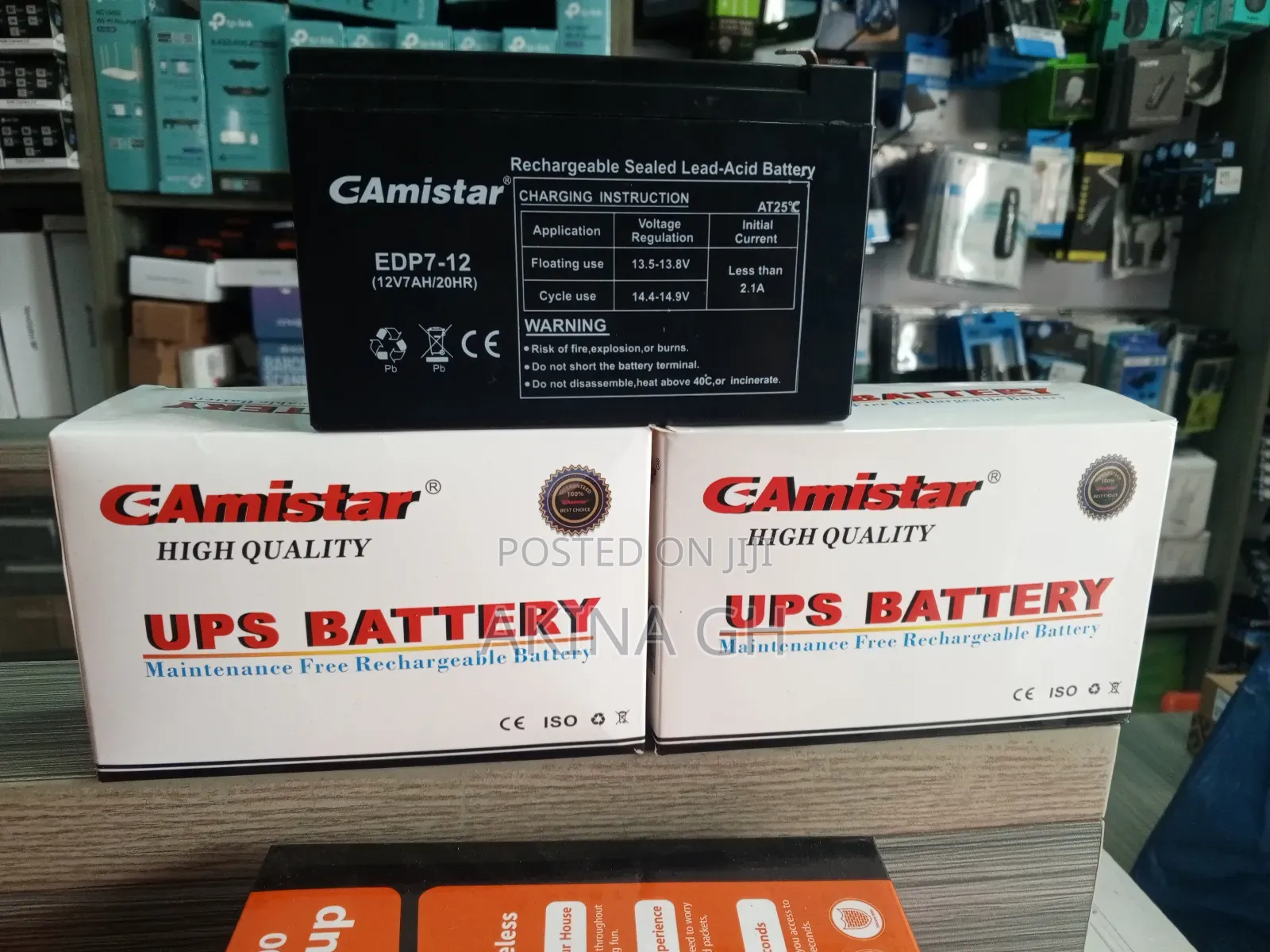 Gamistar 12v 7ah Ups Battery