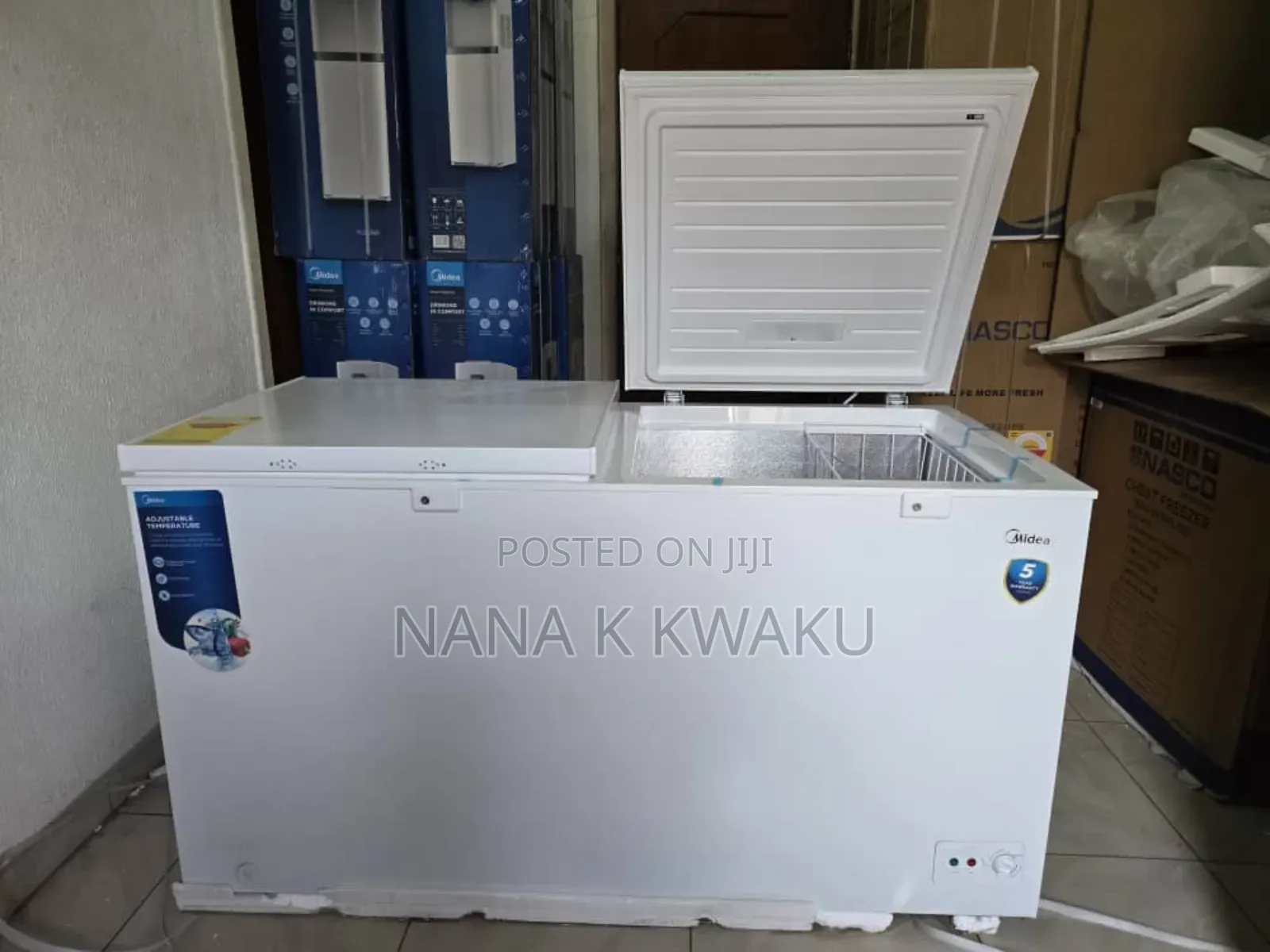 Midea 708liters Double Door Chest Freezer Available