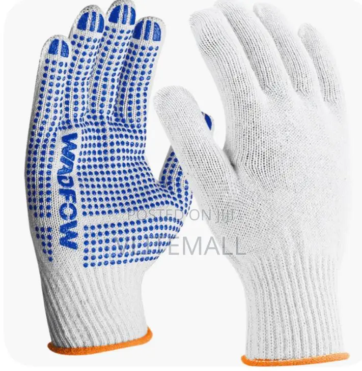 Wadfow Knitted PVC Dots Gloves - Wkg1801