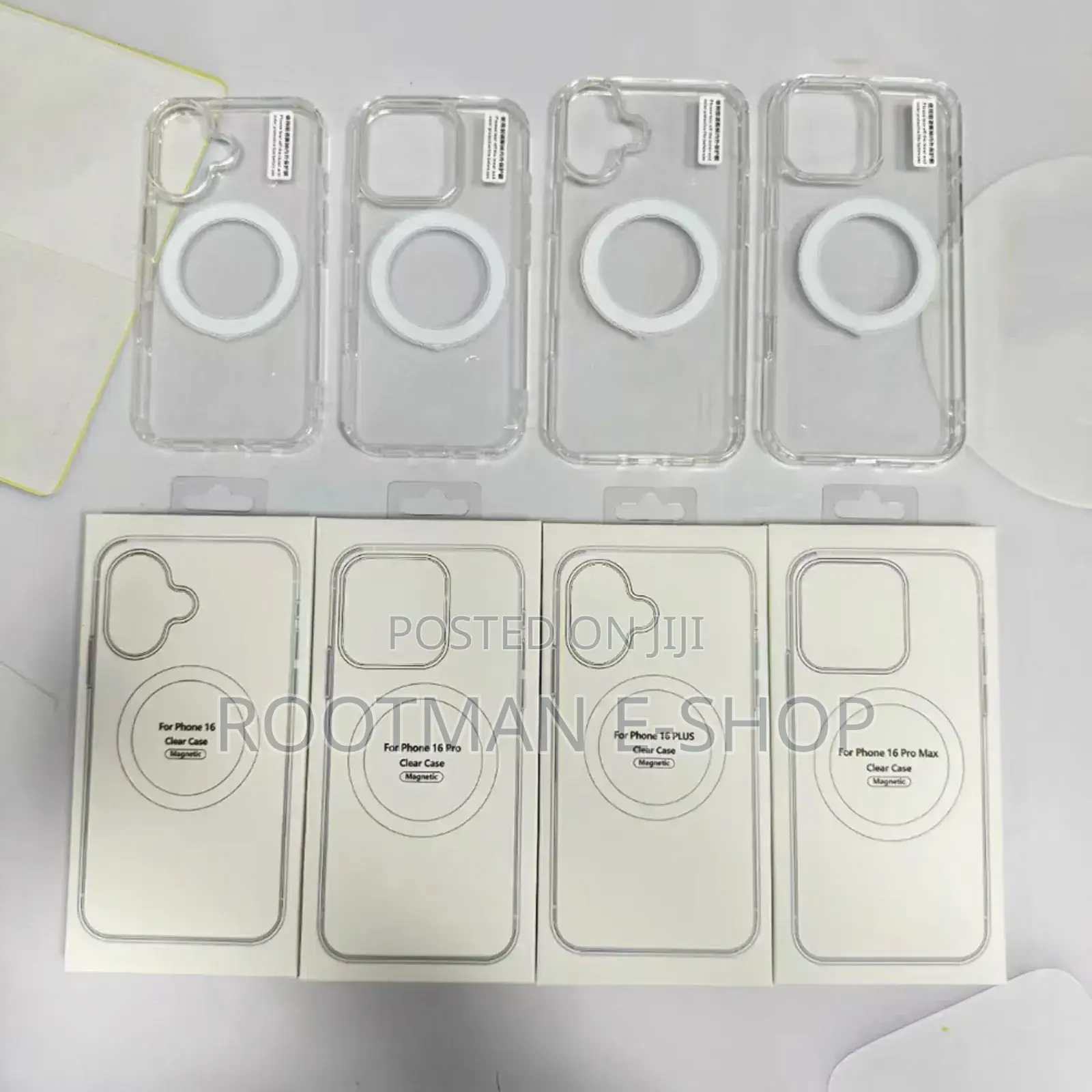 Transparent iPhone 17 Air – Pro Magnetic Charging Case,Anti-Yellowing