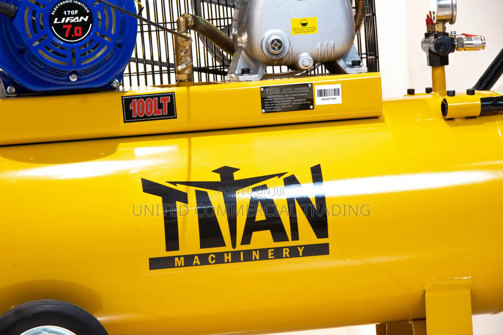 Air Compressor 100l (7hp Petrol Engine)