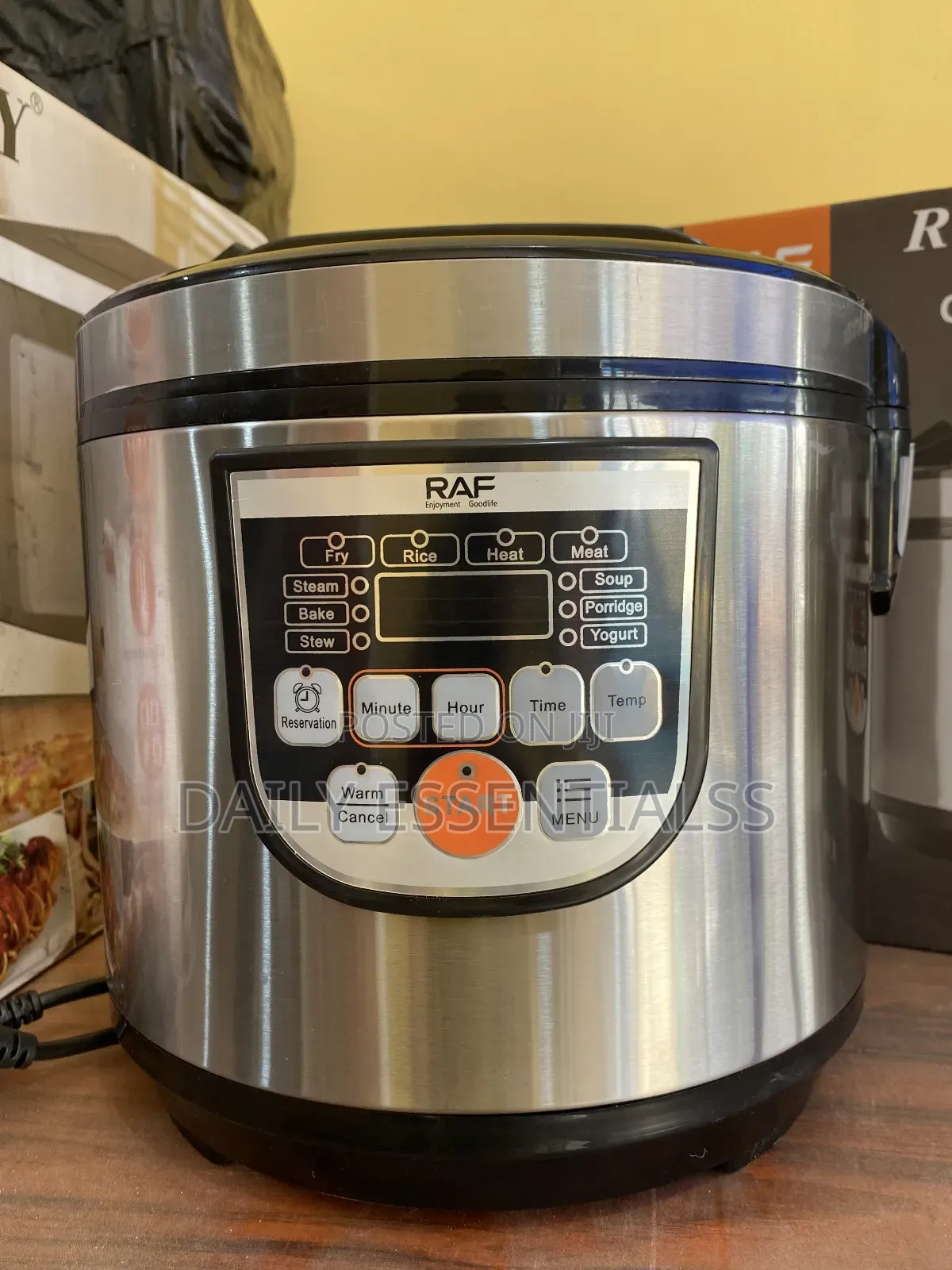 Raf Rice Cooker 5l – Modern Digital Control