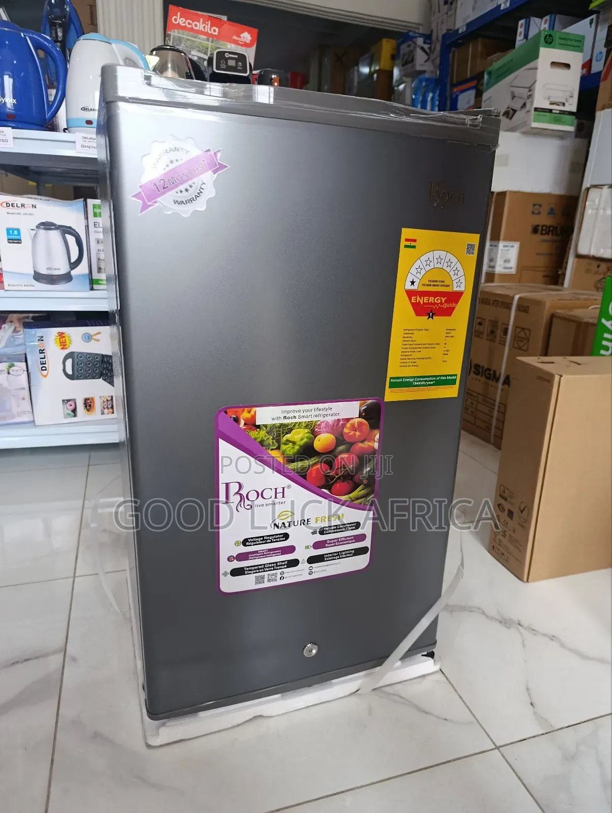 Roch RFR-120s-I Refrigerators 92 LTRS – Silver