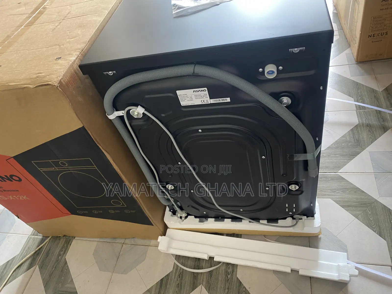 Asano 12kg Fully Automatic Front Load Washing Machine With Screen