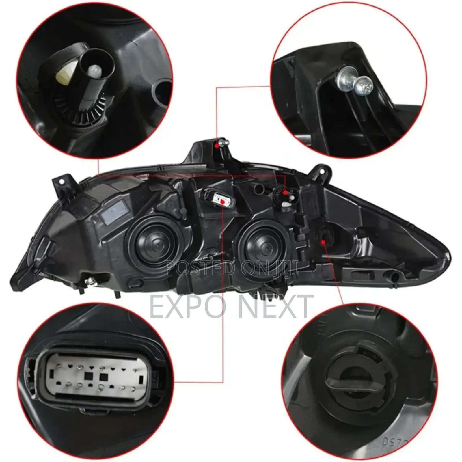 Headlight For Ford Fusion 2013-2016 Pair