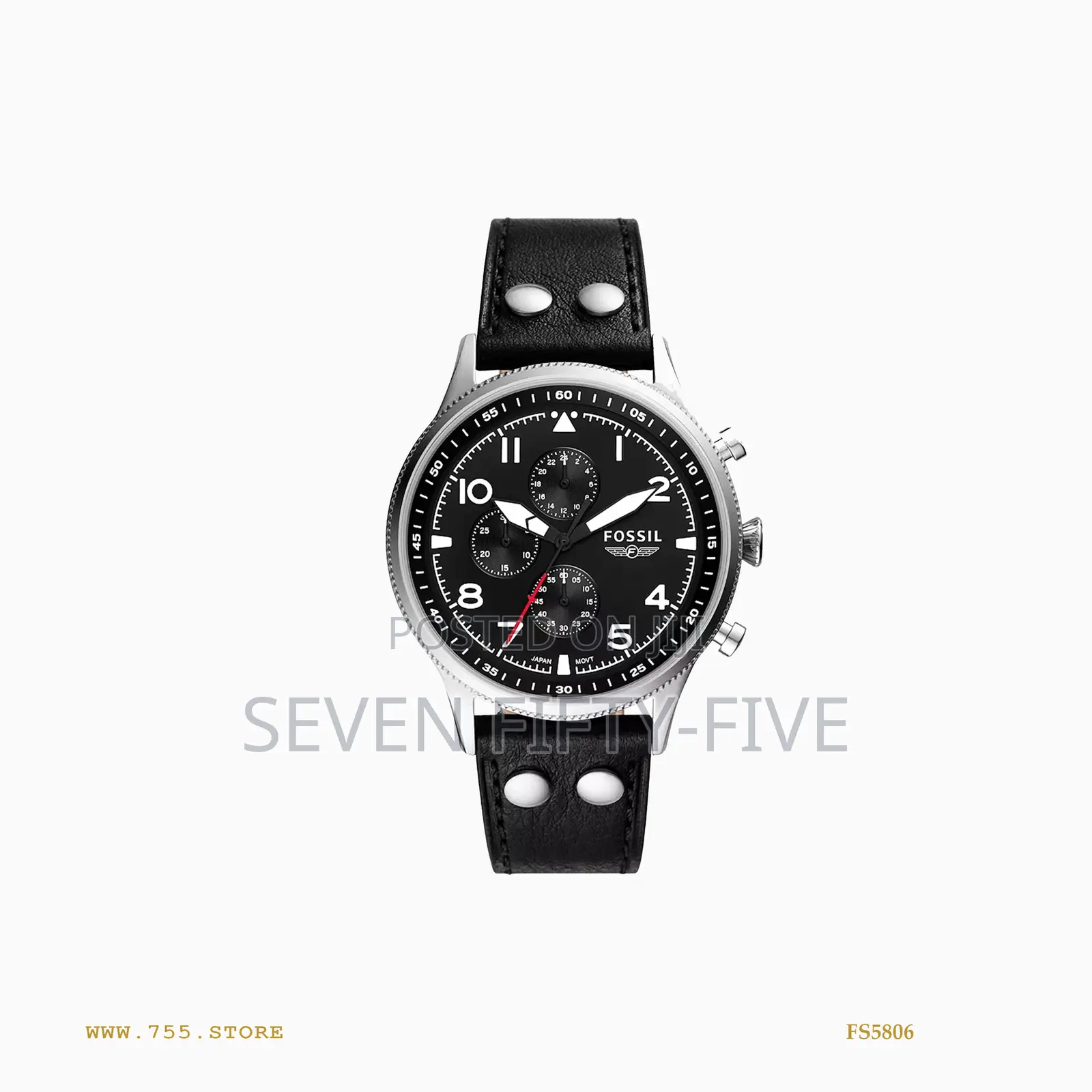 Fs5806 Retro Pilot Chronograph Watch
