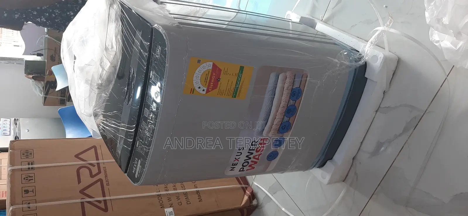 Wash and Spin Automatic Washing Machine 7kg Nexus