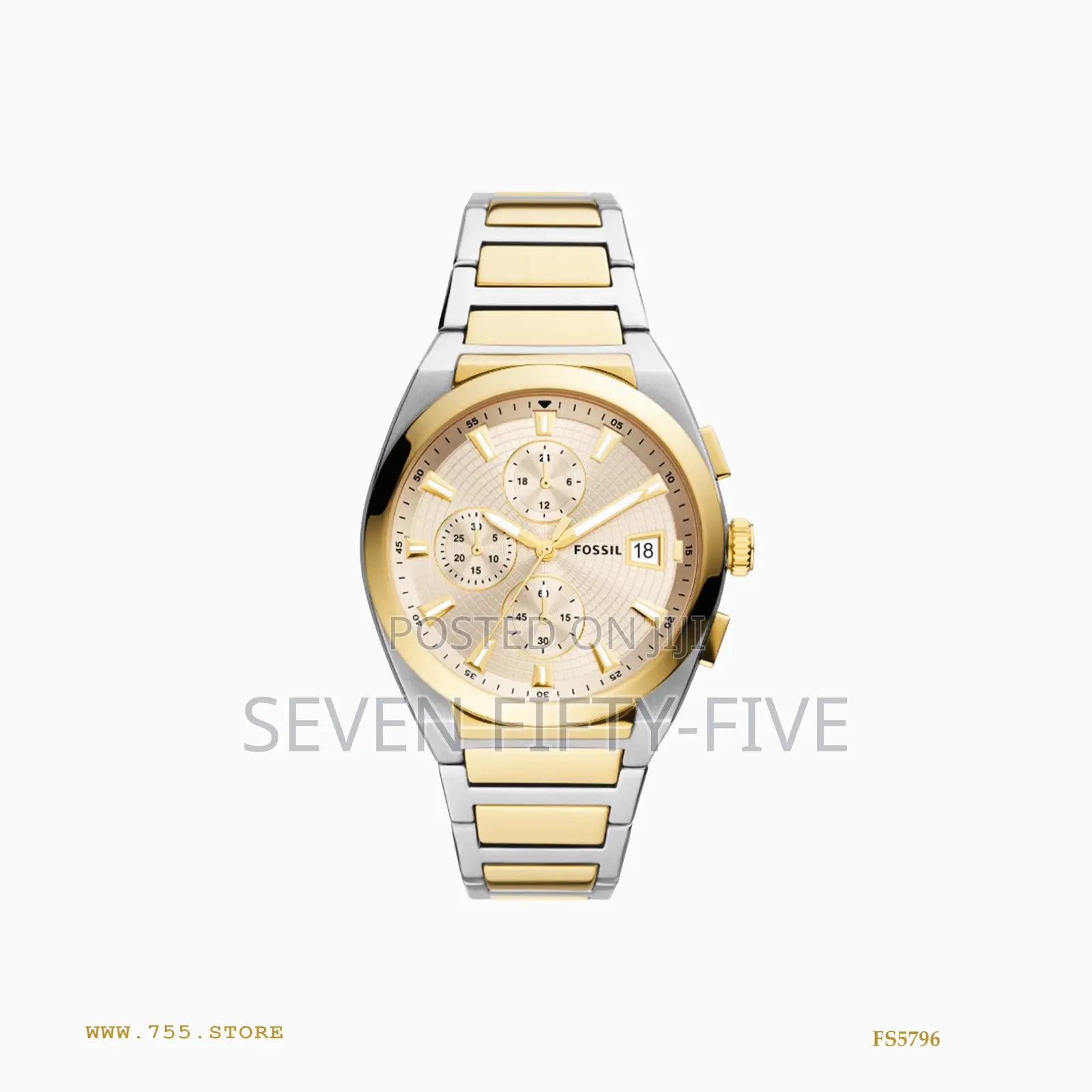 Fossil Everett Chronograph Watch Fs5796