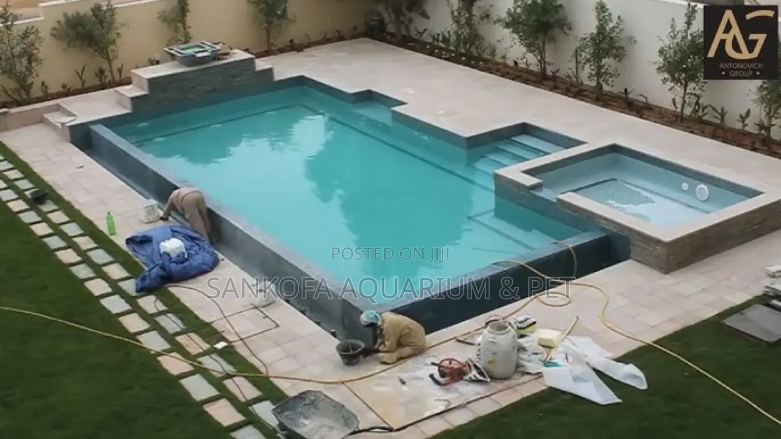 Construction of Classic Customized Swimming Pool