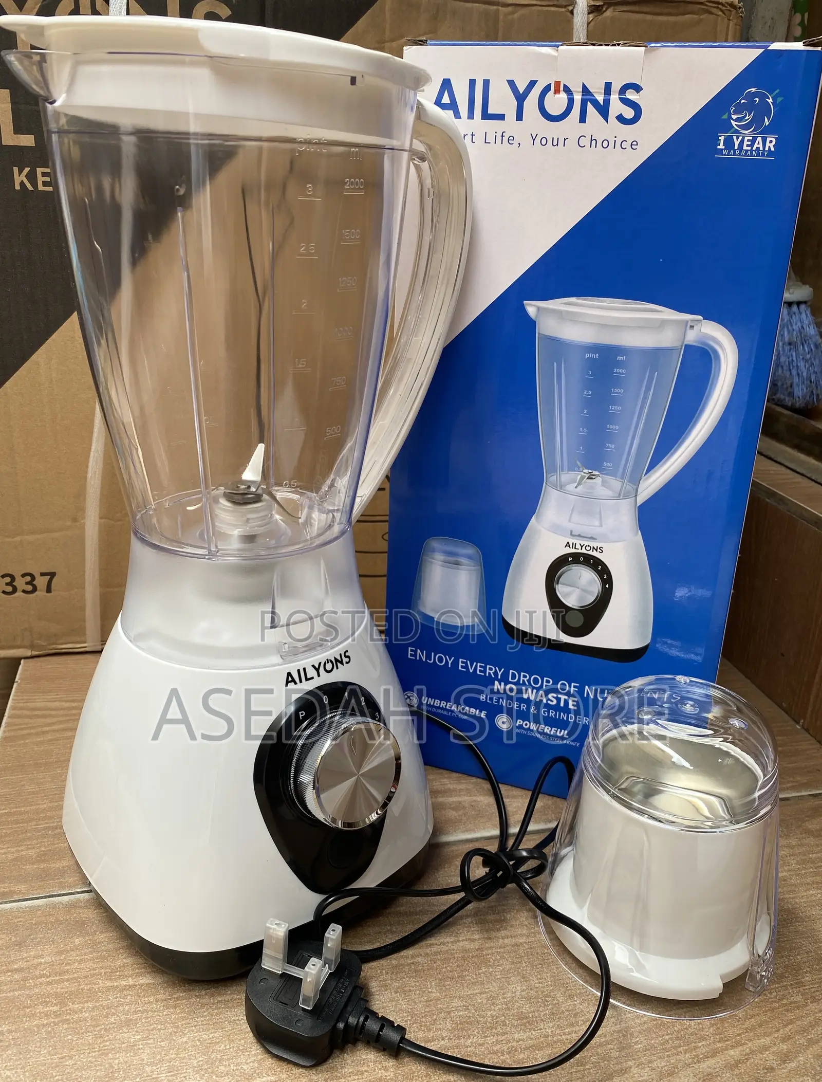 Ailyons 2 in 1 Blender