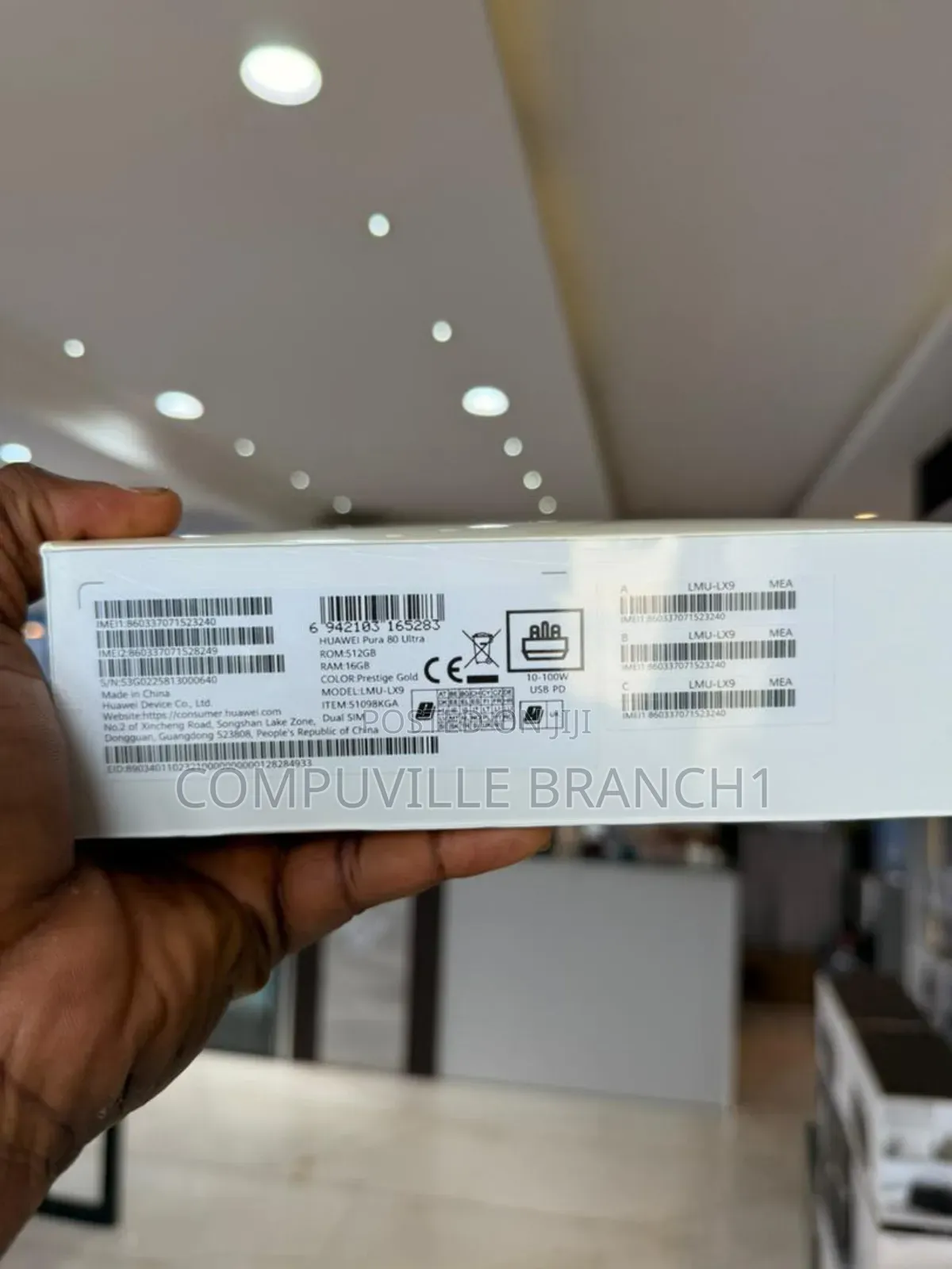 New Huawei Pura 80 Ultra 512 GB White