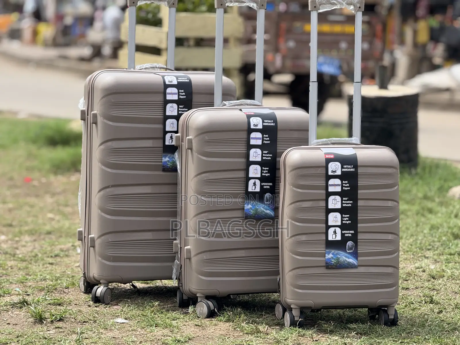 Hard Shell Luggage 20 24 28 Inch Travel Pp Unbreakable