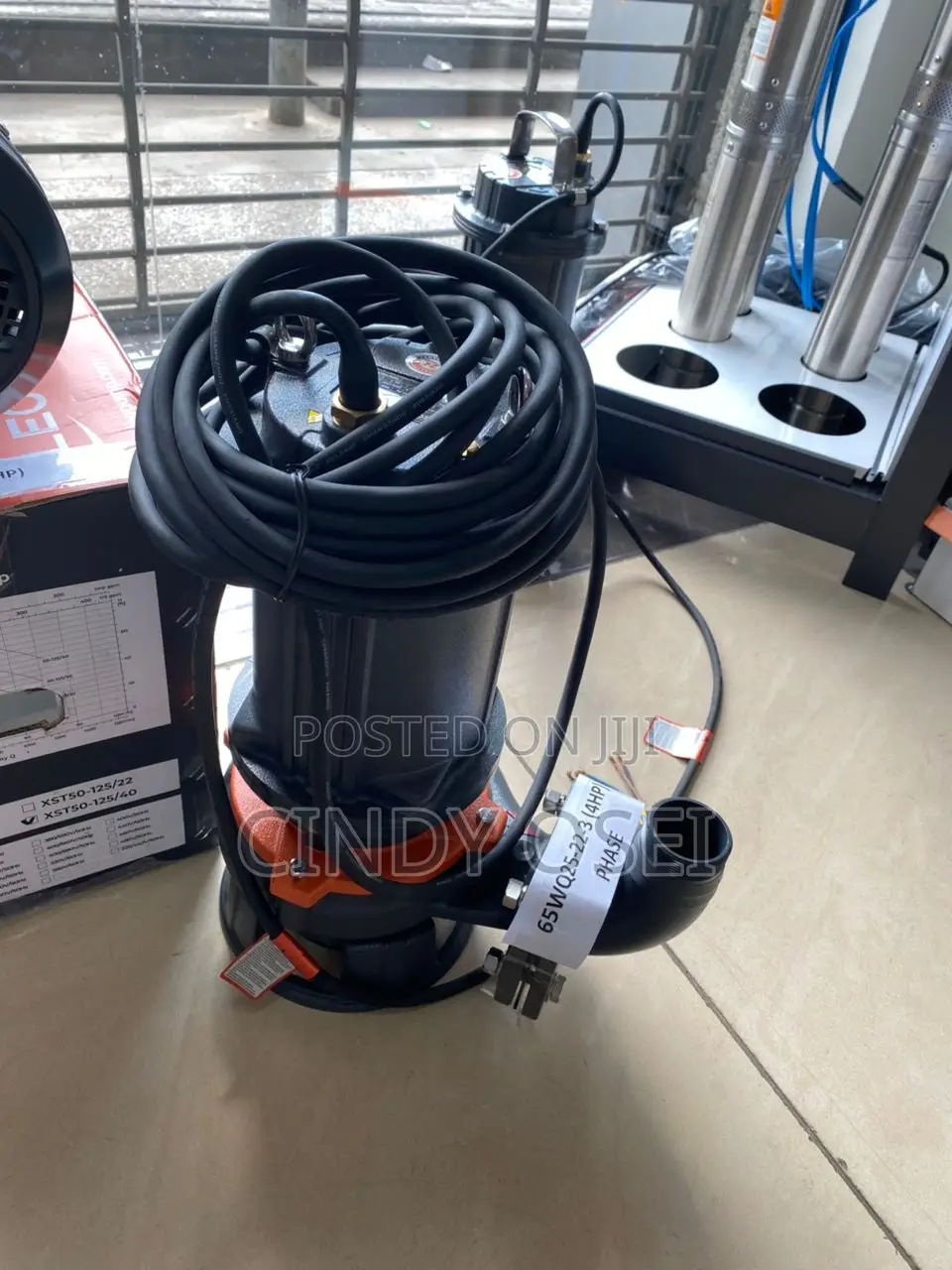 Leo Pump 65wq25-22-3(4hp) Sewage Pump
