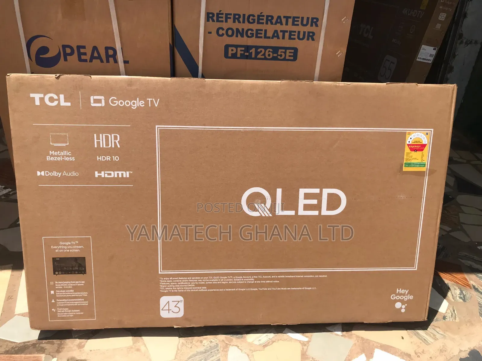 Tcl 43 Inch Smart Android Qled Hdr Google Tv