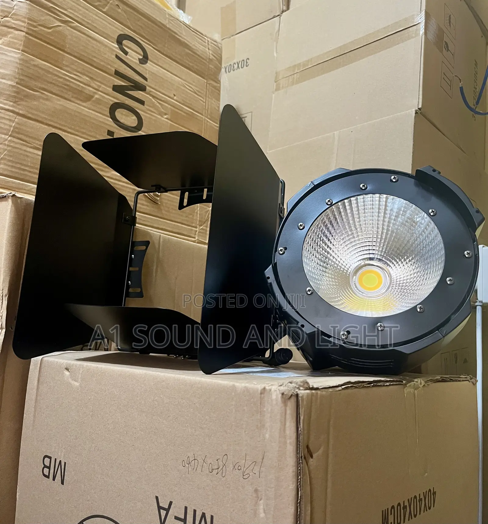 100w Cob Light With Barn Doors