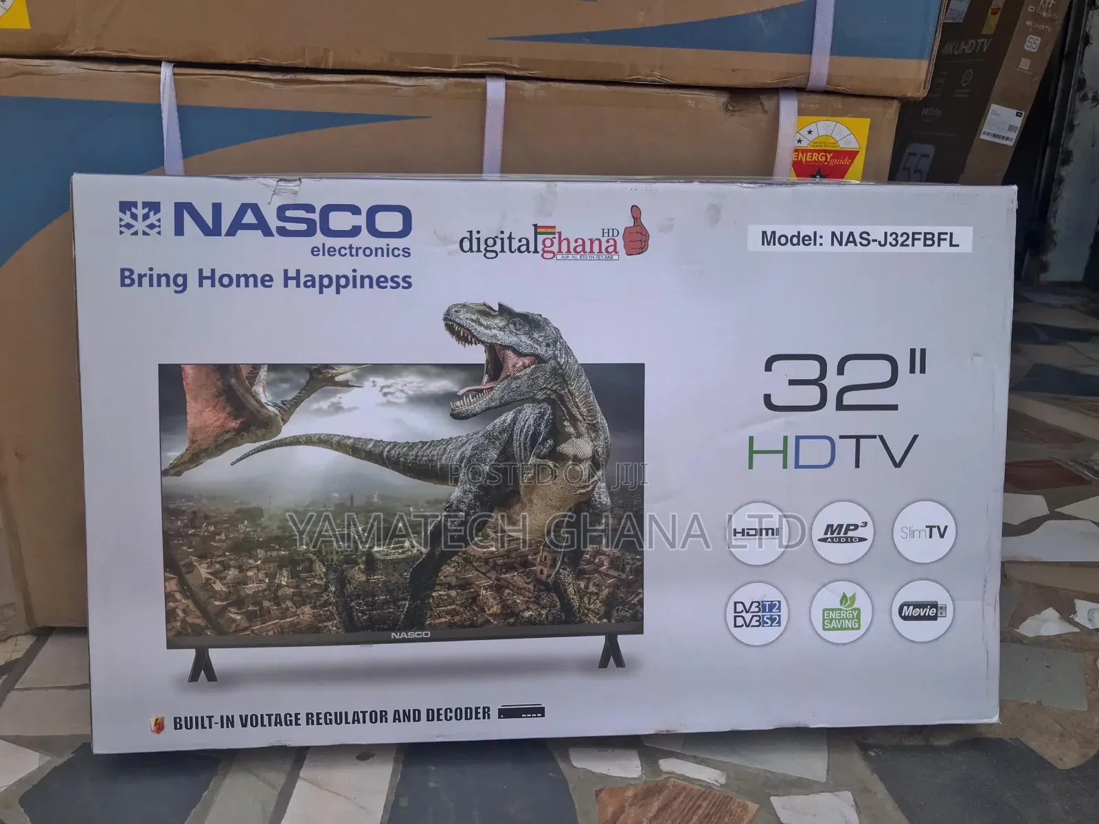 Nasco 32inch Digital Satellite Tv With Inbuilt Decoder