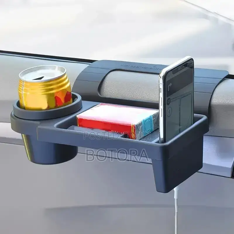 Car Door Organizer With Cup Holder, Phone Slot Hanging Storage Rack