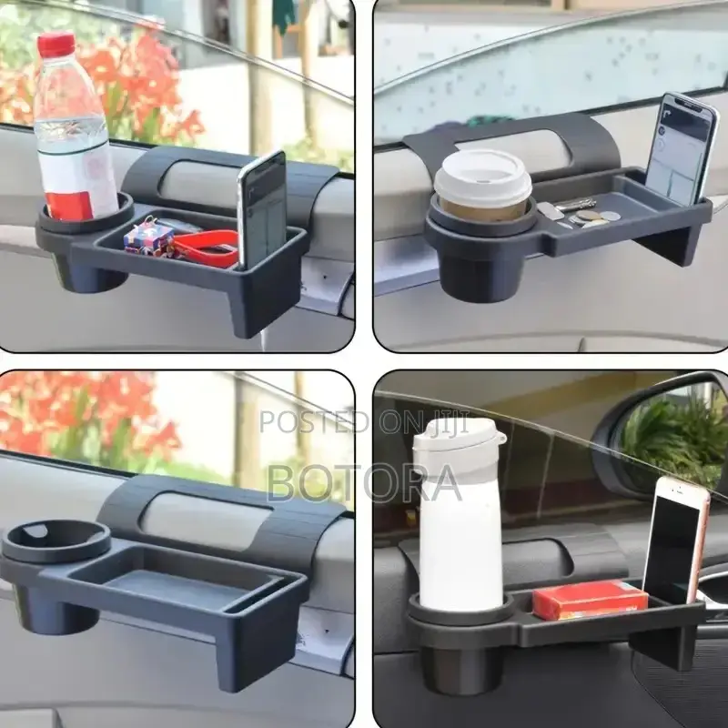 Car Door Organizer With Cup Holder, Phone Slot Hanging Storage Rack
