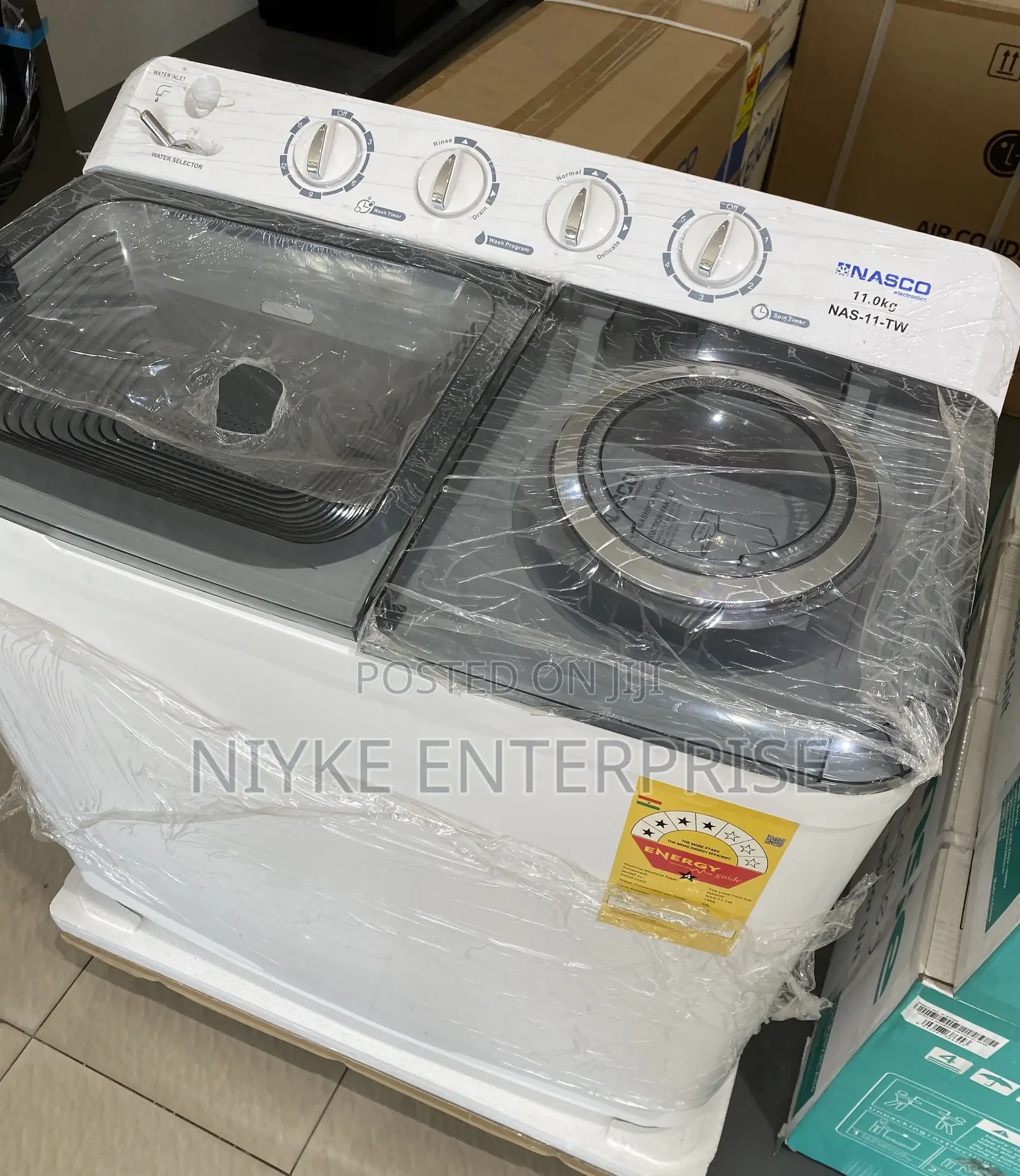 Nasco Twin Top 11 Kg Washing Machine (Nas-11-tw)