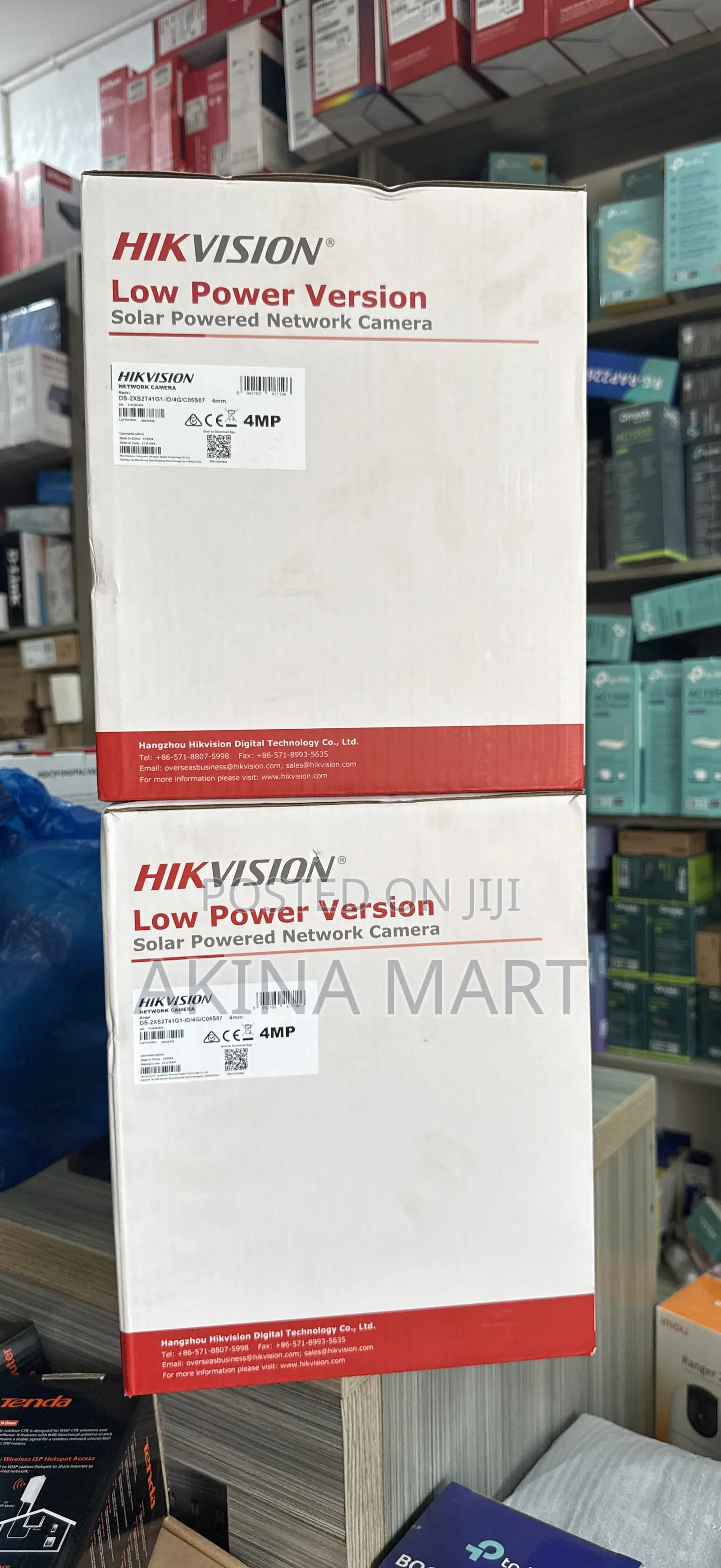 Hikvision Solar-Powered 4g Security Camera 4mm Lens