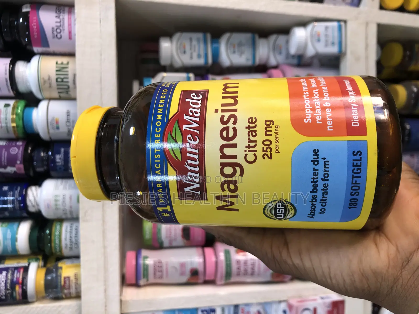 Nature Made Magnesium Citrate 250 Mg., 180 Count