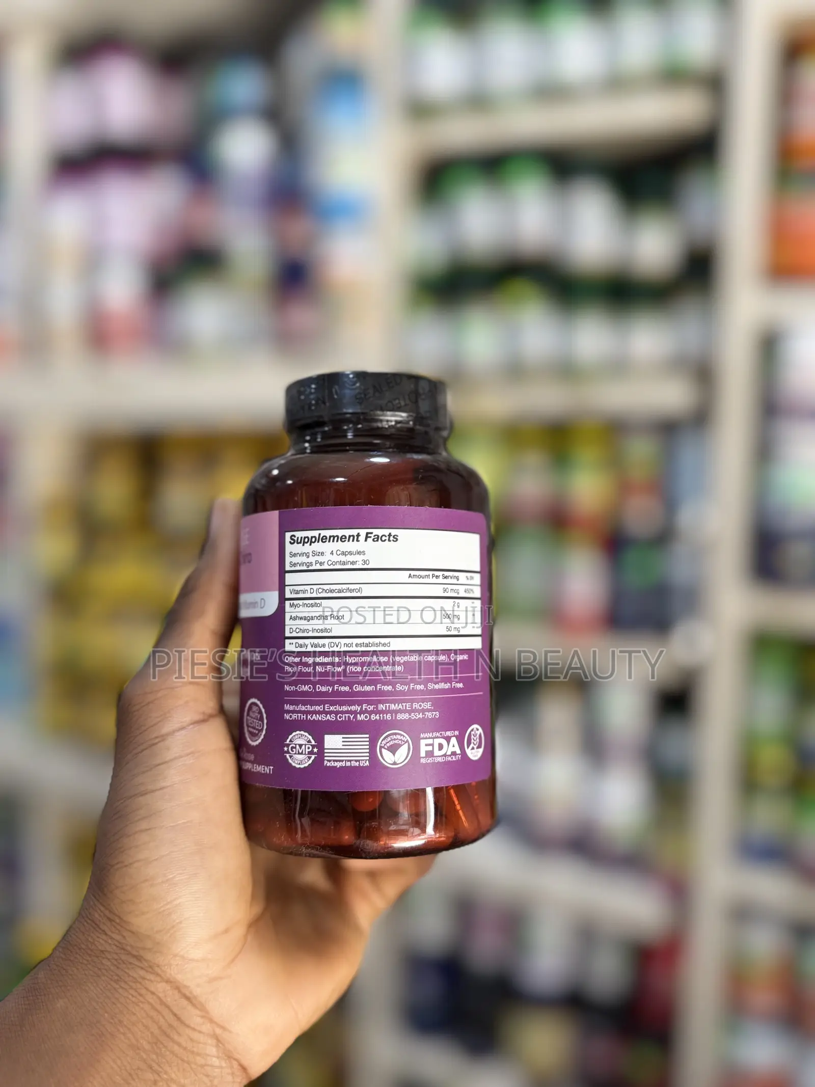 Intimate Rose Inositol Capsules