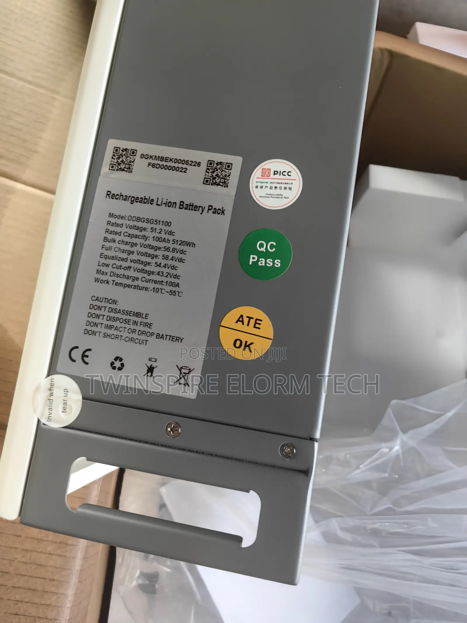 Home Energy Storage System 51.2v 100ah-5.12kwh