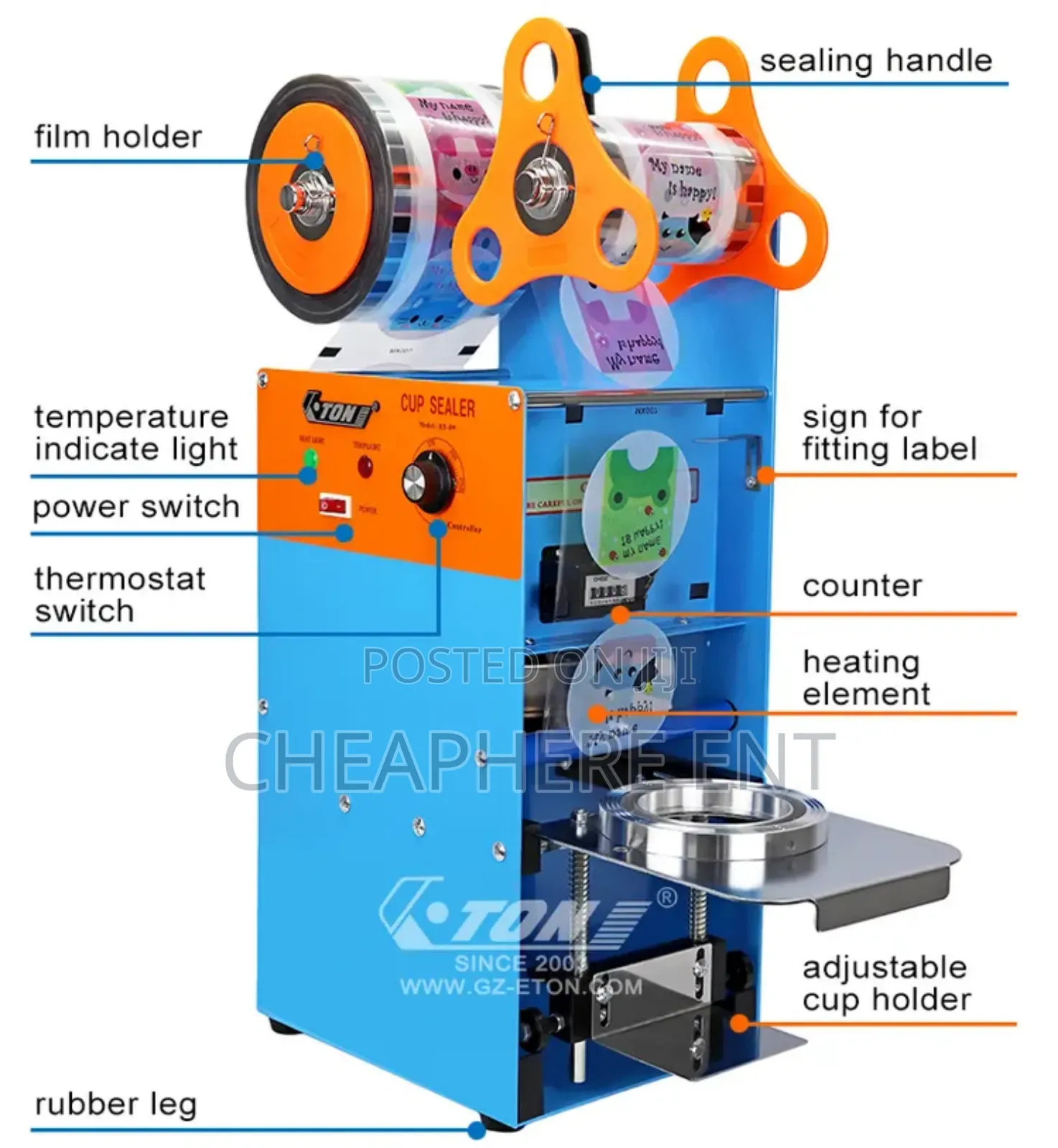 Manual Cup Sealing Machine