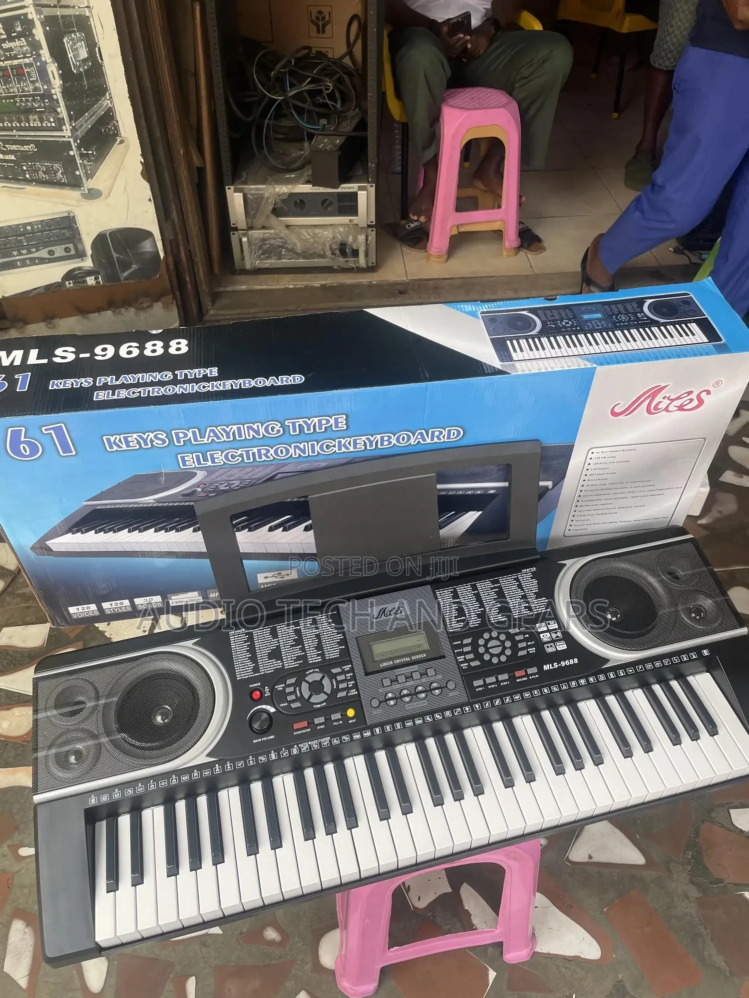 MLS-9688 61 Keys Electronic Keyboard