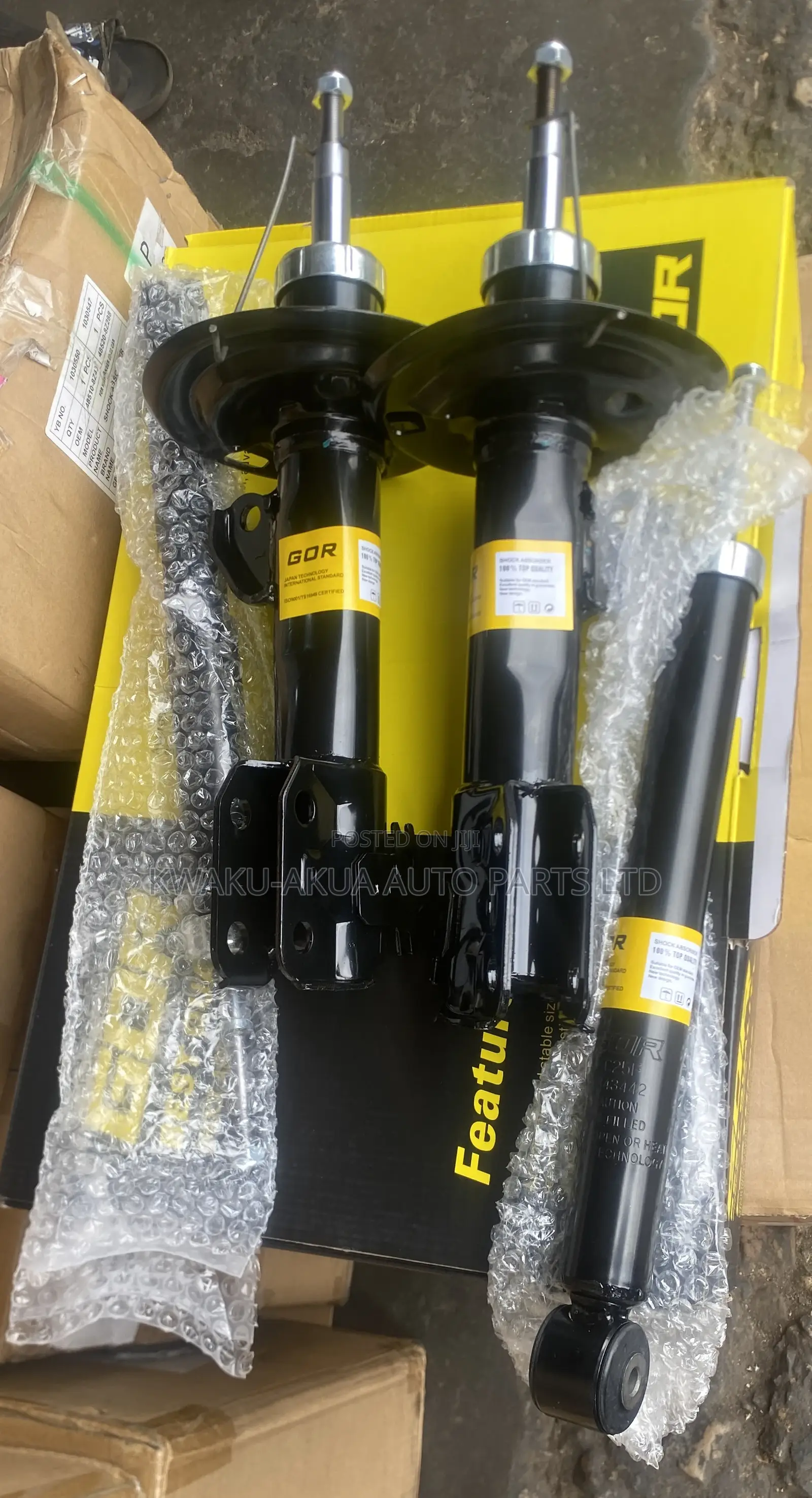 Toyota Yaris/Vitz Front and Back Shocks Absorbers