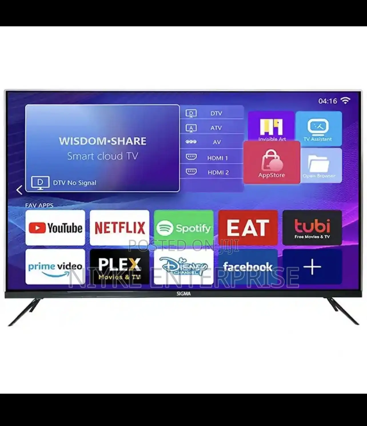 Sigma Sig-ku55v6-s 55-inch 4k Smart Tv