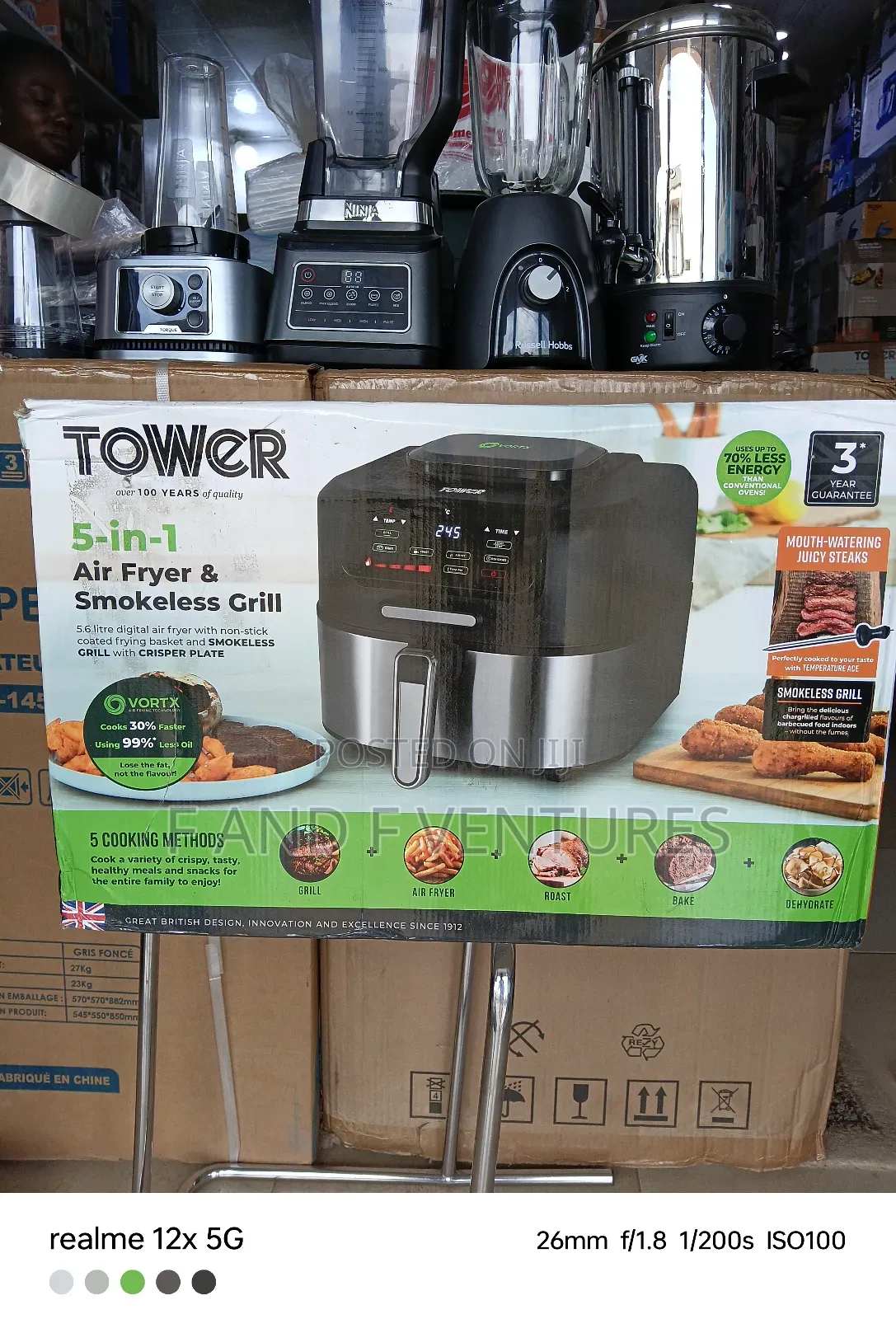 Tower Air Fryer and Smokeless Grill - Uk