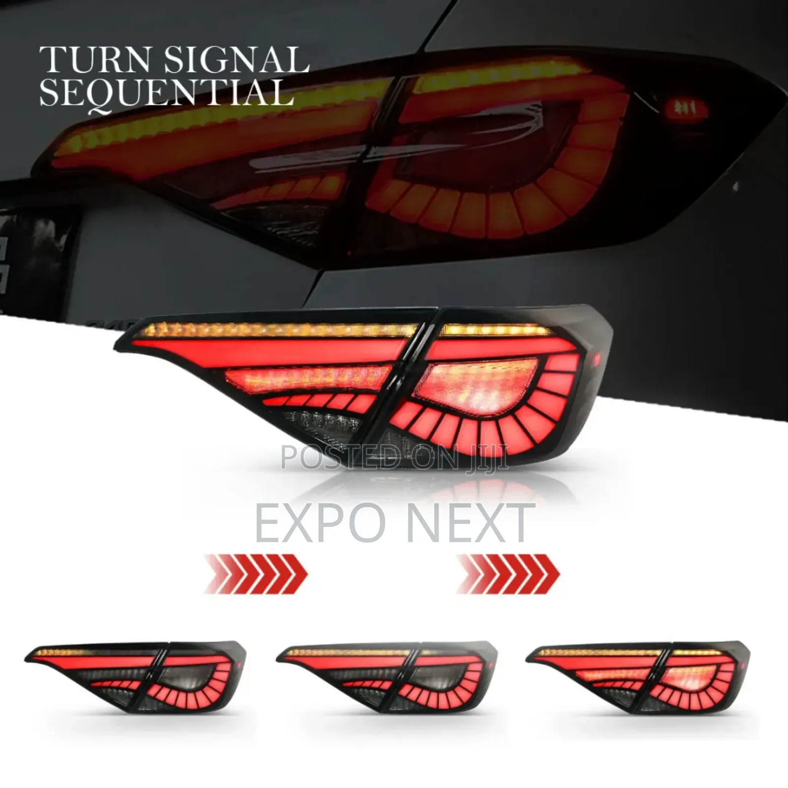 Led Tail Lights For Honda Civic 2022-2023 Smoked/White