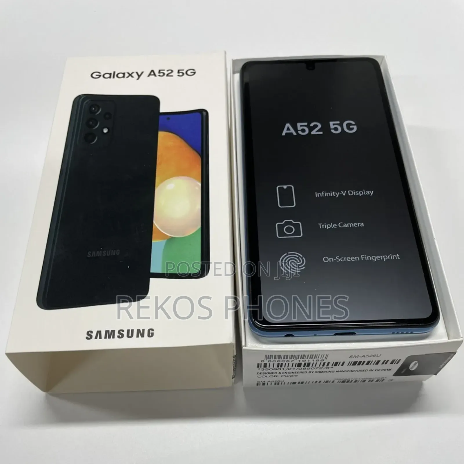 New Samsung Galaxy A52 5G 128 GB Black