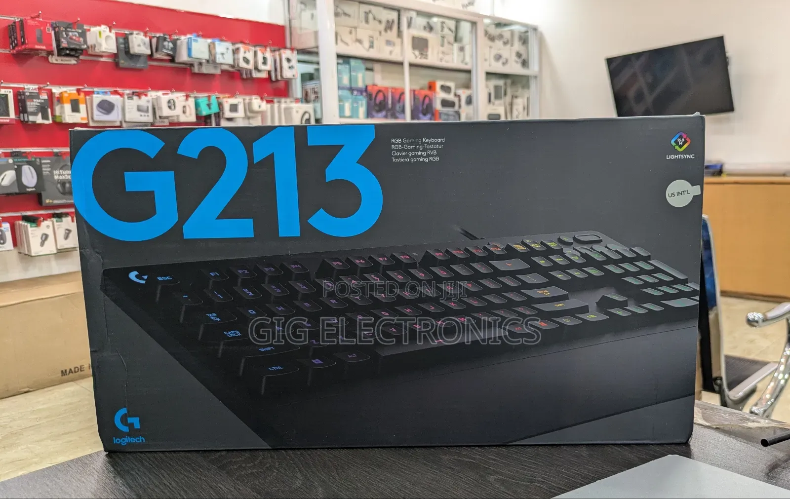 Logitech G G213 Prodigy RGB Backlit Gaming Keyboard