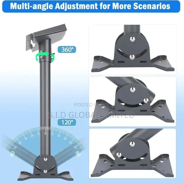 Heavy Duty Starlink Gen 3 Pole Mount For Wall Roof