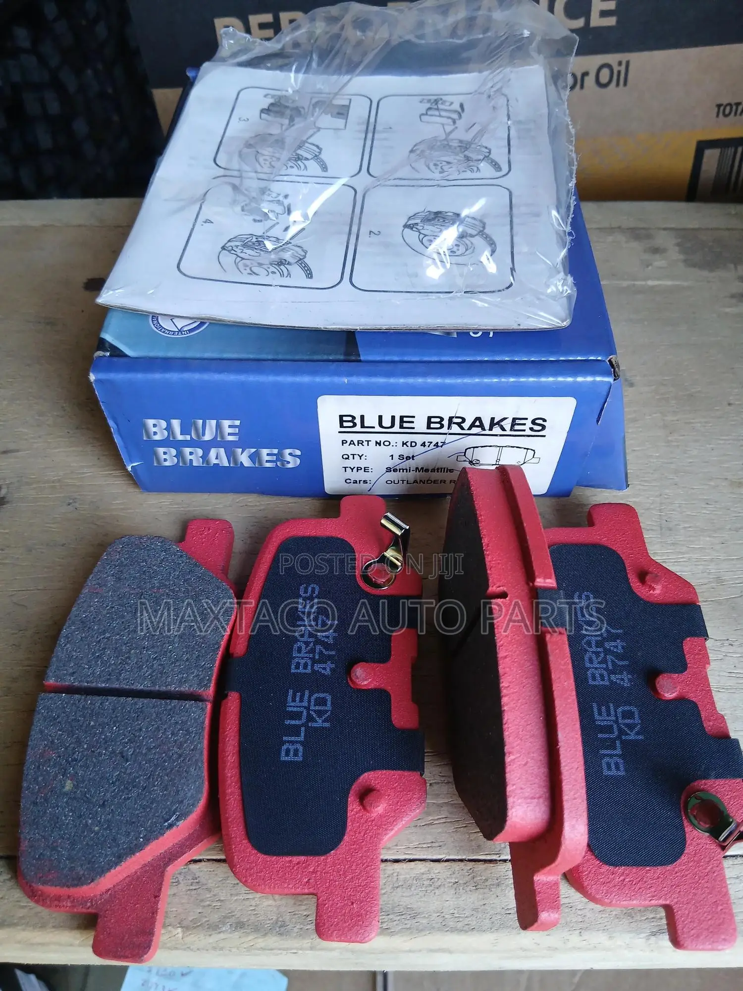 Blue Brakes Kd4747 Brake for Mitsubishi Outlander-Back