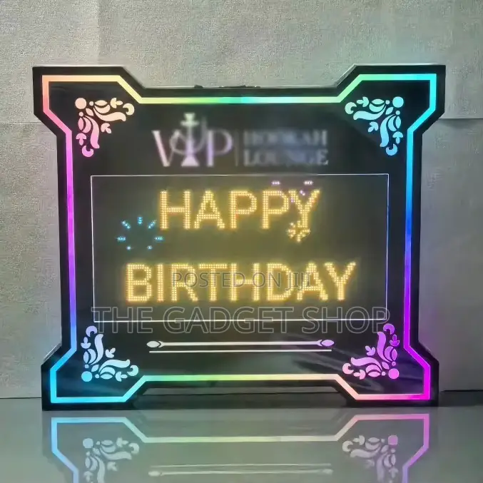 Led Rechargeable Display Board Club