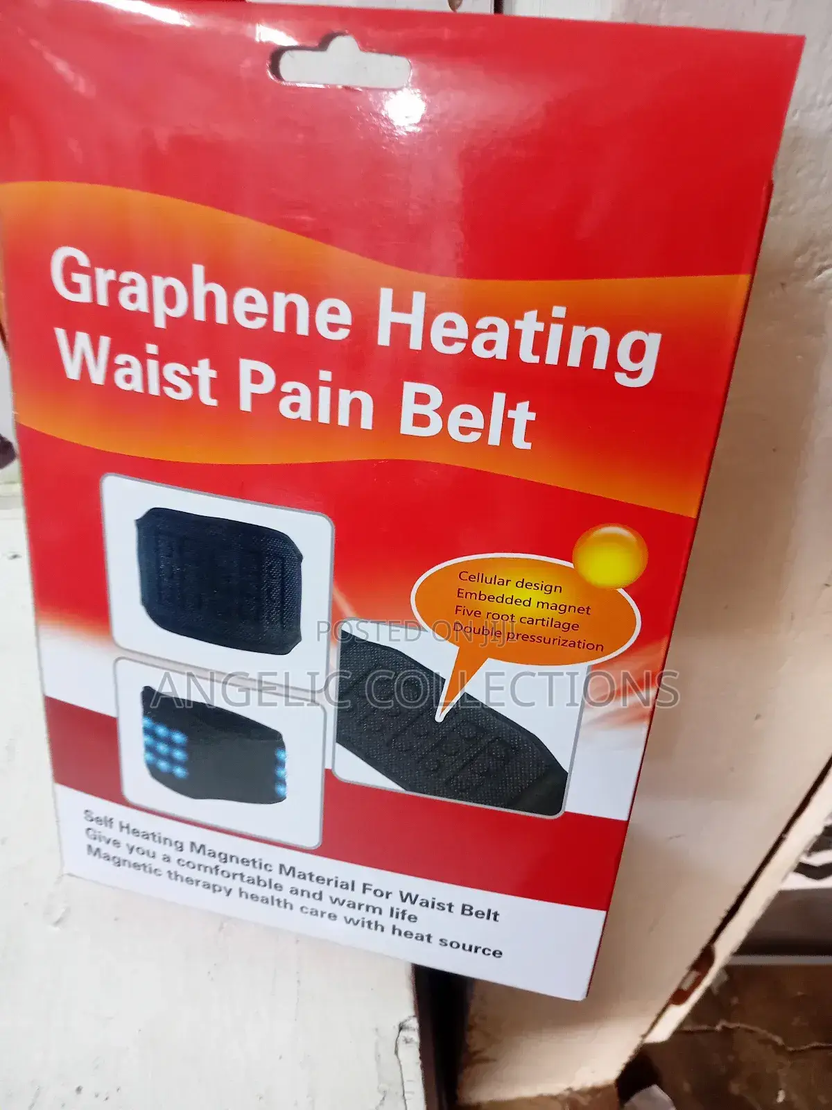 Self Heating Back Brace Product