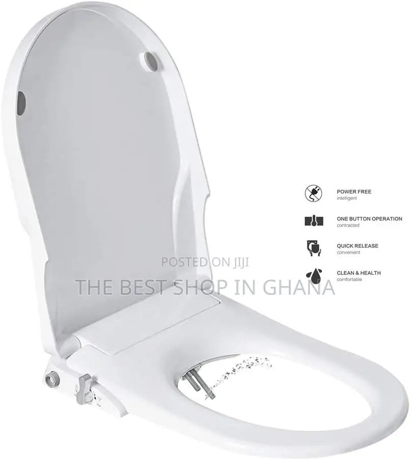 Geoaton Combined Toilet Seats Bidet With Non Electric Self Cleaning