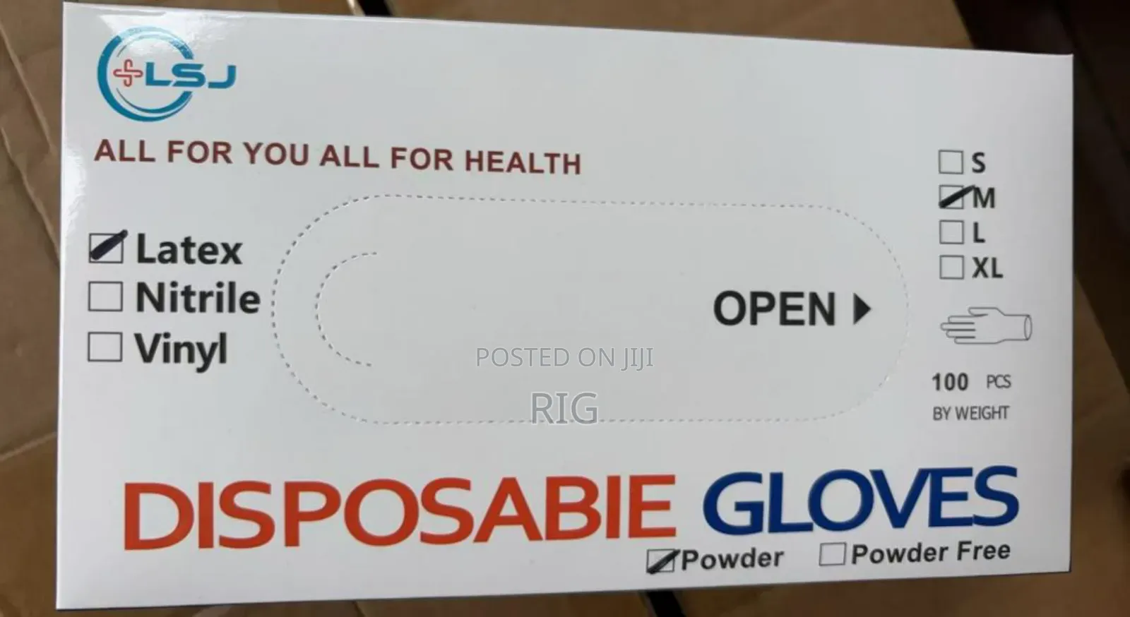 Latex Disposable Powdered Gloves